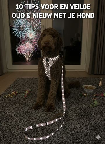 Oud en nieuw met je hond: 10 tips voor rust & veiligheid