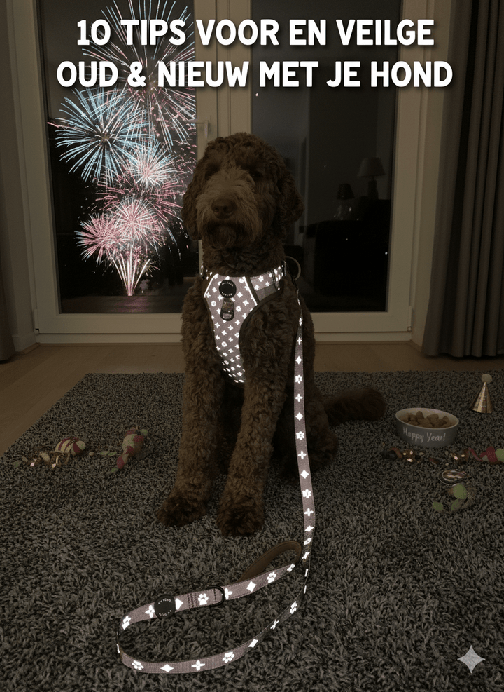 Oud en nieuw met je hond: 10 tips voor rust & veiligheid - By Lilo