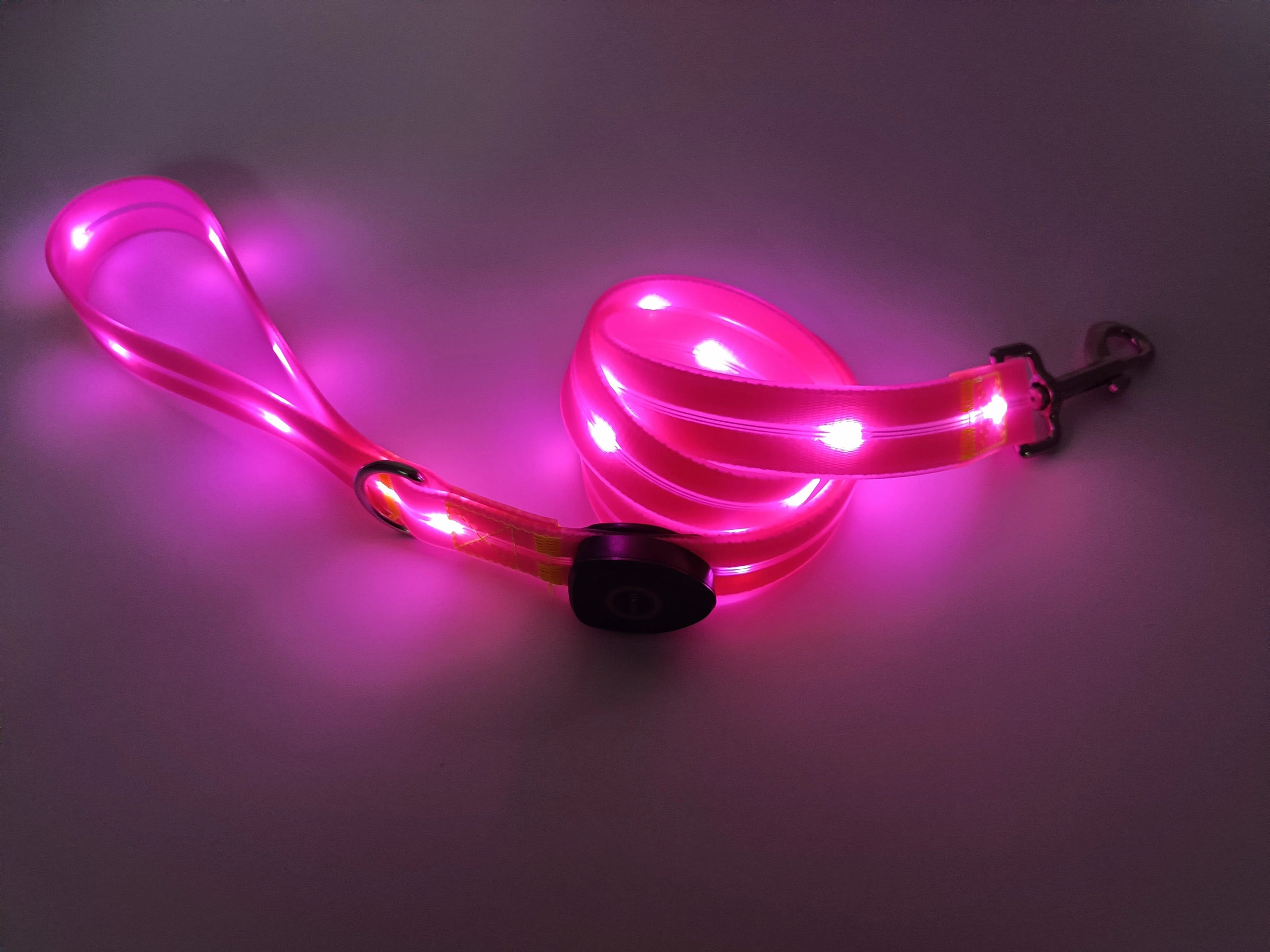 Lichtgevende LED hondenriemen