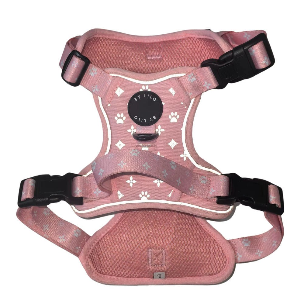 Reflecterend antitrek Y - Tuig roze - By Lilo
