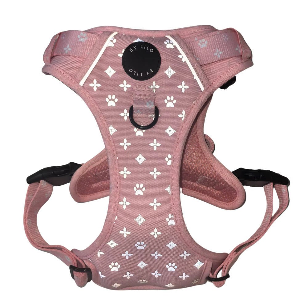 Reflecterend antitrek Y - Tuig roze - By Lilo