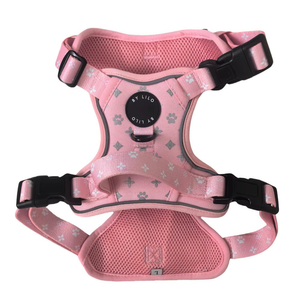 Reflecterend antitrek Y - Tuig roze - By Lilo